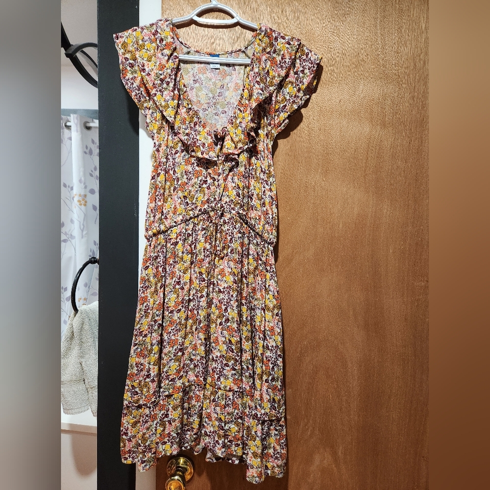Old Navy Multicolor Floral Dress